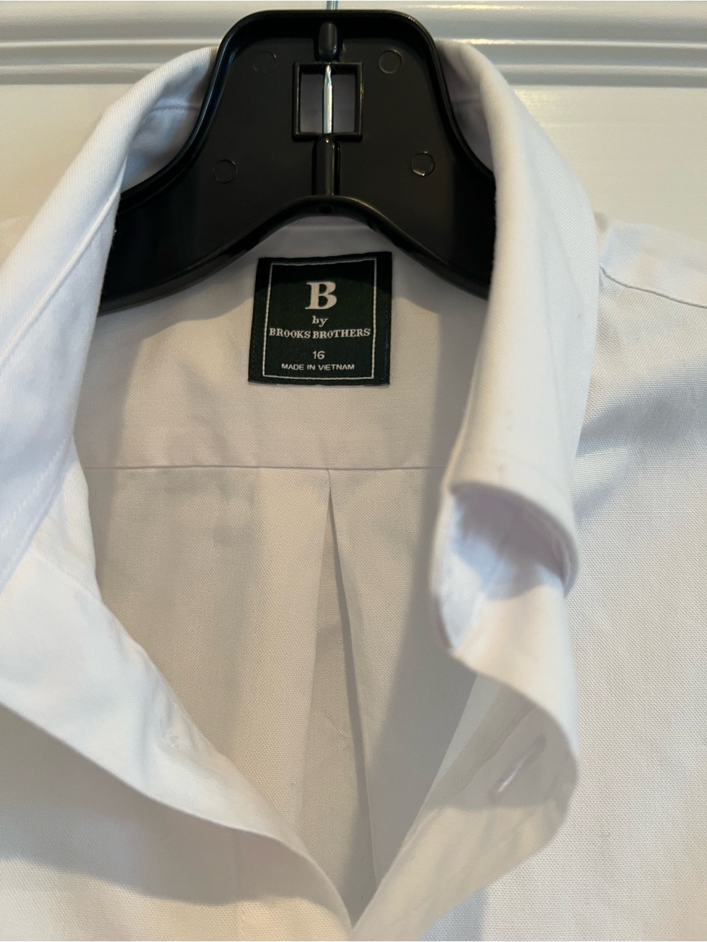 Brooks Brothers White Button-Down Dress Shirt for Kids